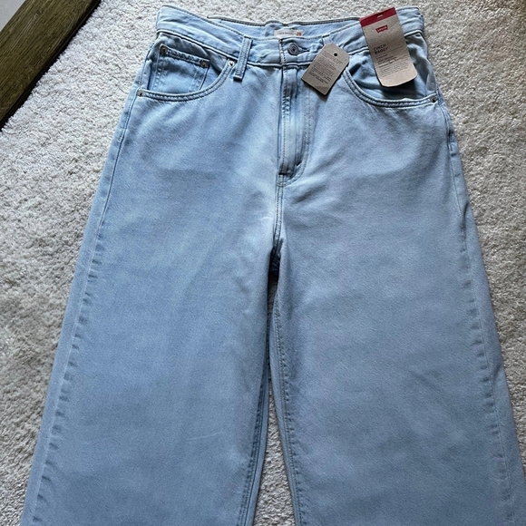 NWT Levi's Cinch Baggy High Rise Women's Jeans Size 28/31 - Picture 3 of 13
